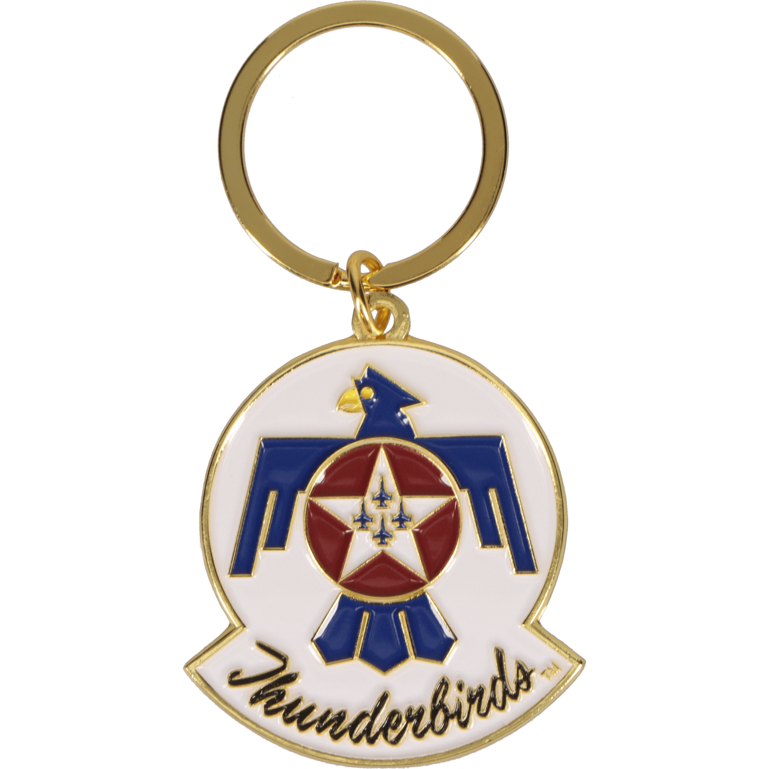 Chaveiro Esmaltado Dupla Face Oficial U.S. Air Force Thunderbirds
