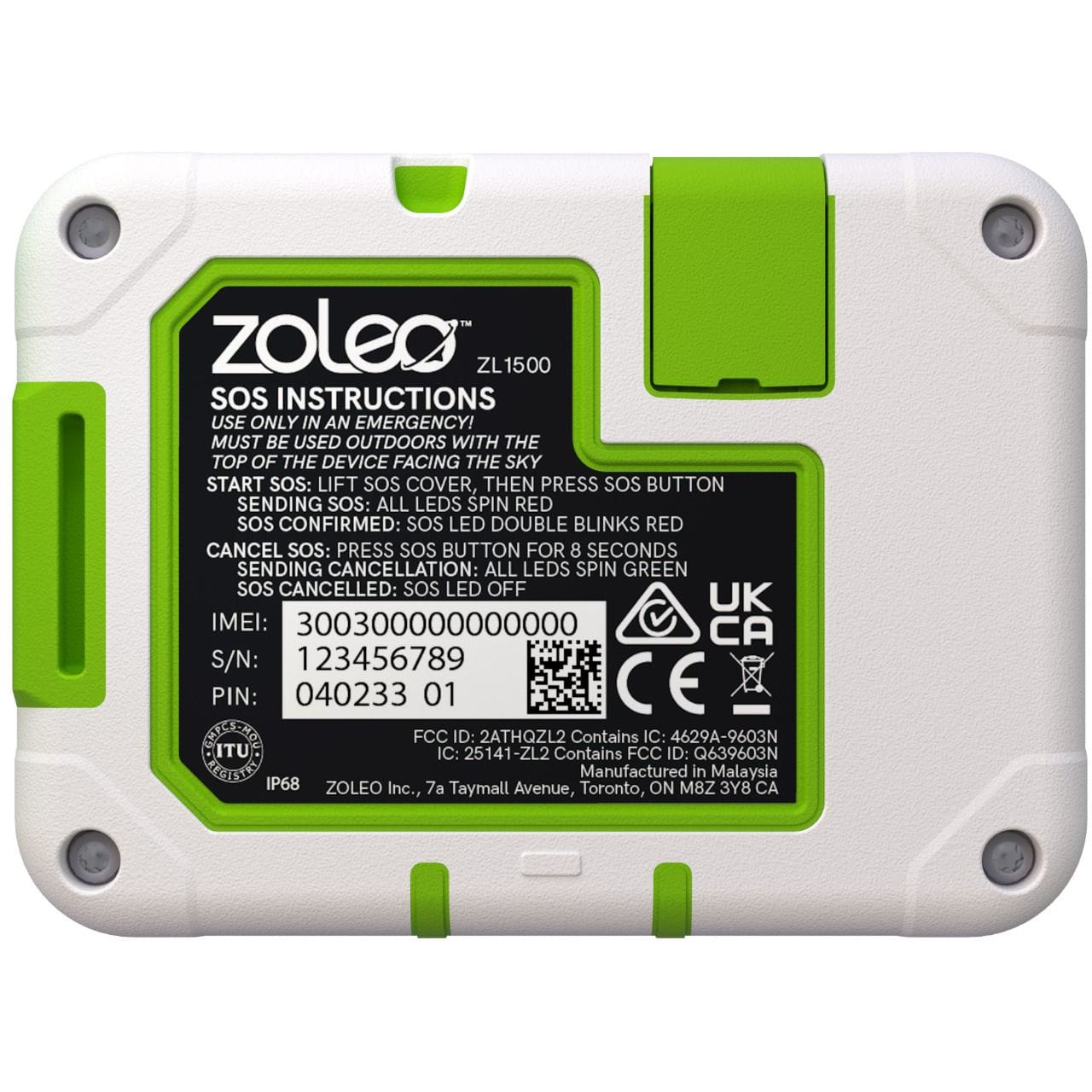 ZOLEO Satellite Communicator (Refreshed ZL1500) | Limestone