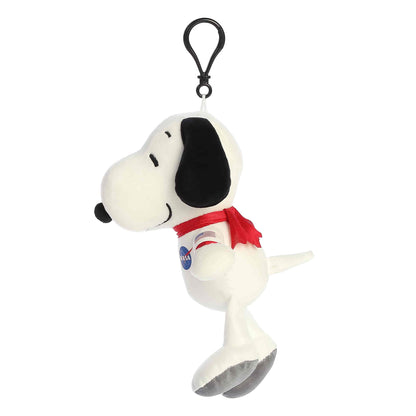 Snoopy Plush NASA Suit Snoopy Clip-On Plush 5" Keychain