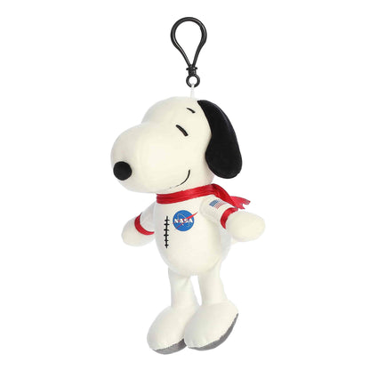 Snoopy Plush NASA Suit Snoopy Clip-On Plush 5" Keychain