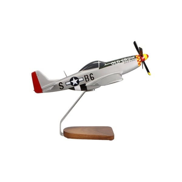 P-51D Mustang mahogany aircraft model
