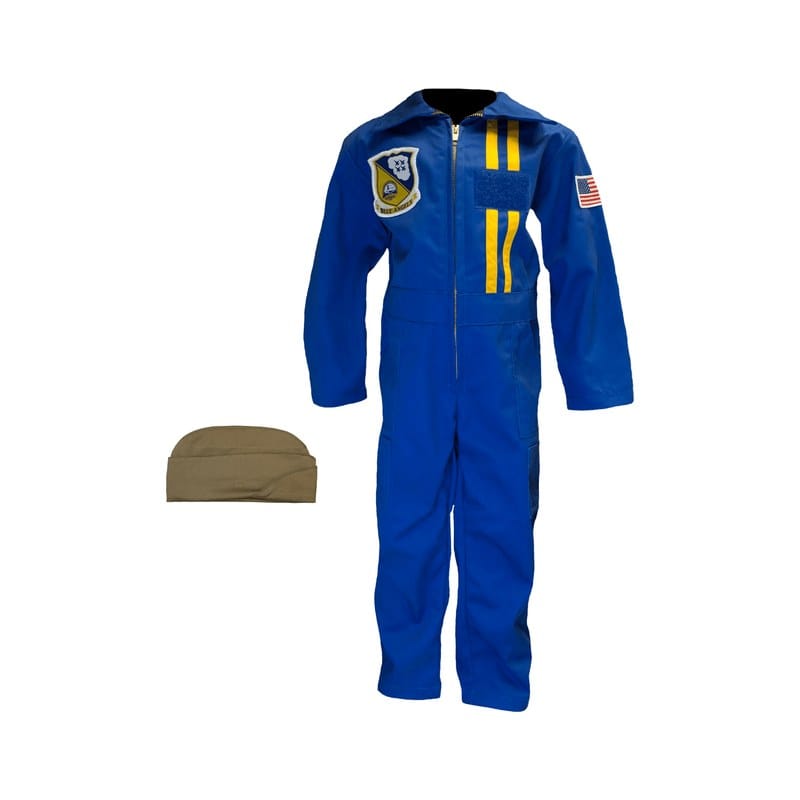 Blue Angels kids flight suit and cap