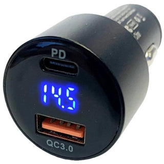 MyGoFlight Dual Digital USB Charger Real-Time Voltage