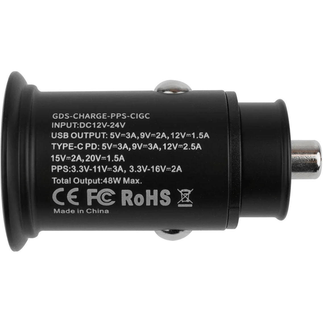 RAM Mount Power RAM GDS Type-C and Type A 2-Port Cigarette Charger RAM-GDS-CHARGE-PPS-CIGC