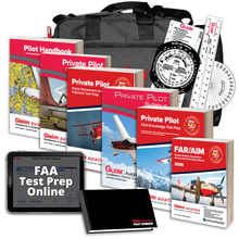 Kit de piloto privado Gleim 2025 con preparación para el examen en línea