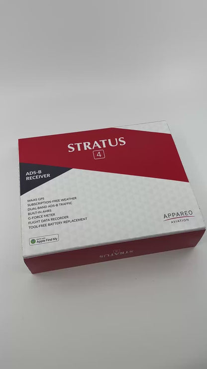 Appareo Stratus 4 Portable ADS-B Receiver with Color Touch Screen and Replaceable Battery