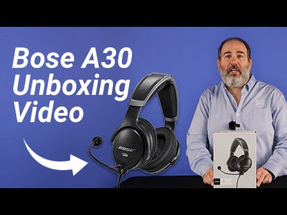 Auriculares de aviación Bose A30 ANR U174 para helicópteros con batería y Bluetooth 857641-3130