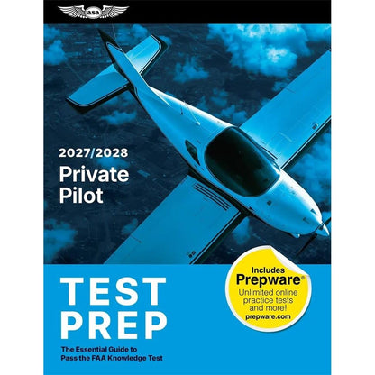 ASA Private Pilot ASA 2027-2028 Private Pilot Test Prep: Book + Prepware Online Practice Tests