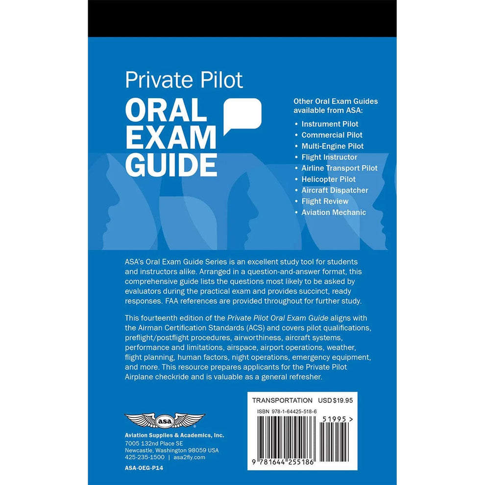 ASA Private Pilot Oral Exam Guide: FAA-Referenced Answers