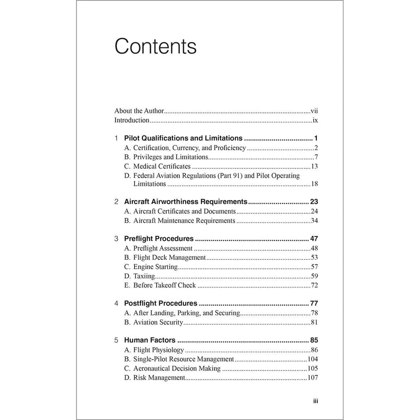 ASA Private Pilot Oral Exam Guide: FAA-Referenced Answers