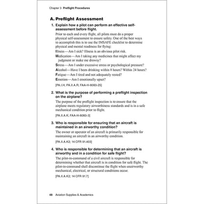 ASA Private Pilot ASA Private Pilot Oral Exam Guide 14th Edition: Ace Your Checkride