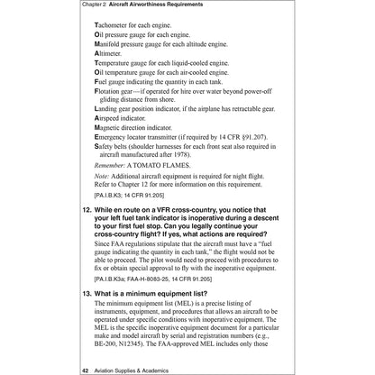 ASA Private Pilot ASA Private Pilot Oral Exam Guide (15th Edition): Ace Your Checkride