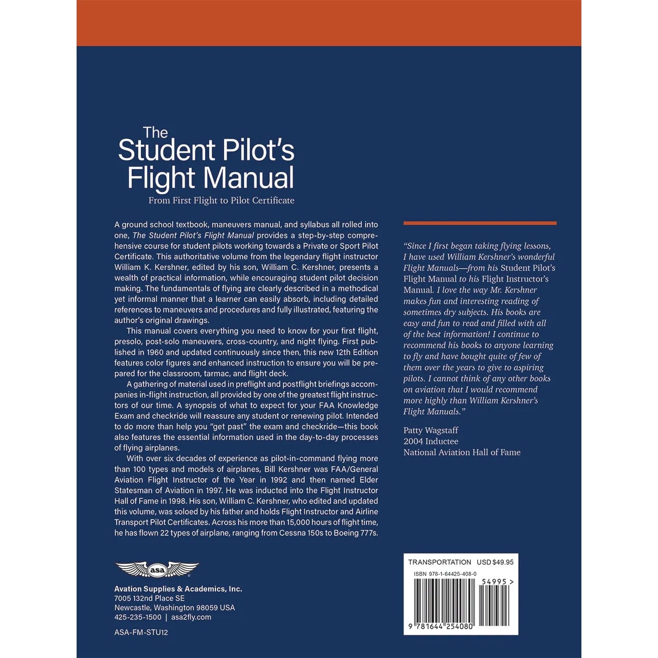 ASA Private Pilot ASA The Student Pilot's Flight Manual 13th Edition