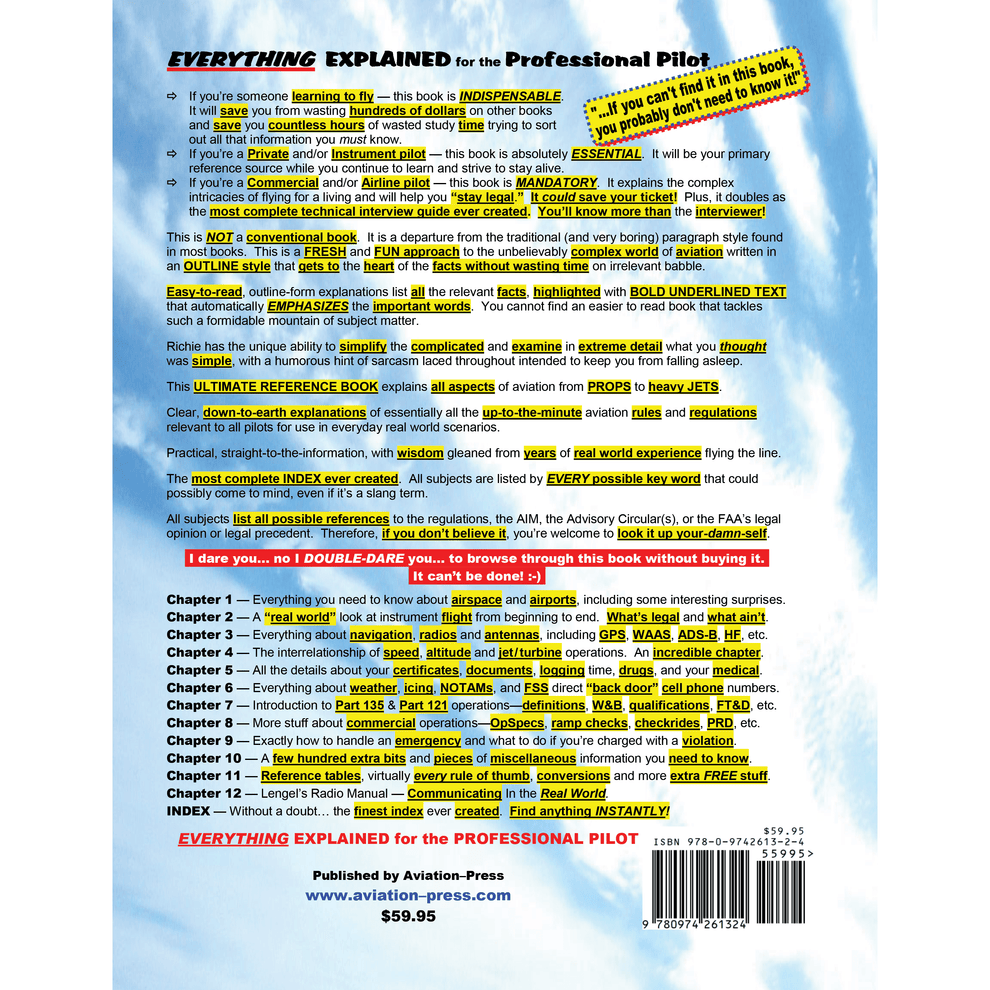 Aviation-Press Pilot Reference Guide | Everything Explained