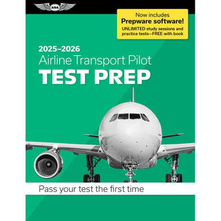 ASA 2025-2026 Airline Transport Pilot Test Prep (Book, Download, Online): Ace Your FAA Exam