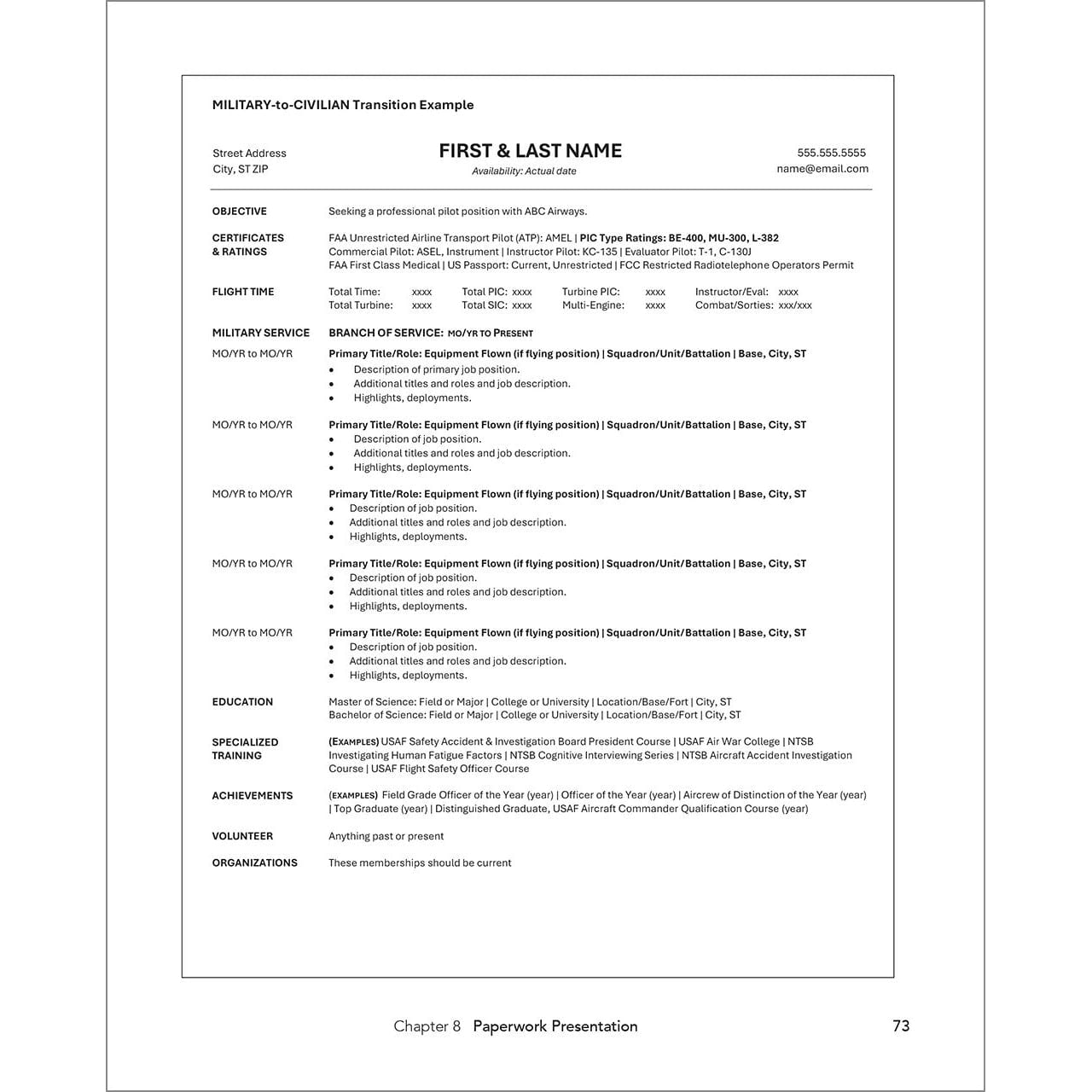 ASA Professional Pilot ASA Checklist for Success: A Pilot's Guide to the Successful Airline Interview