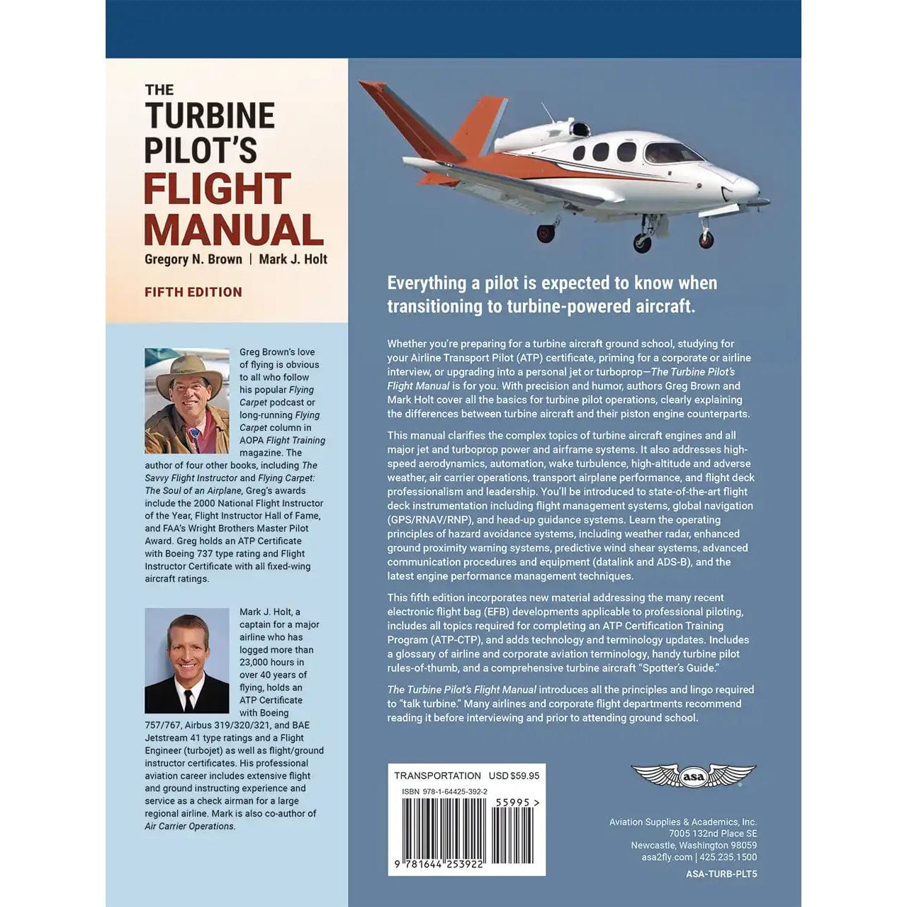 ASA Turbine Pilot Manual | 5th Ed for ATP & Interview Prep