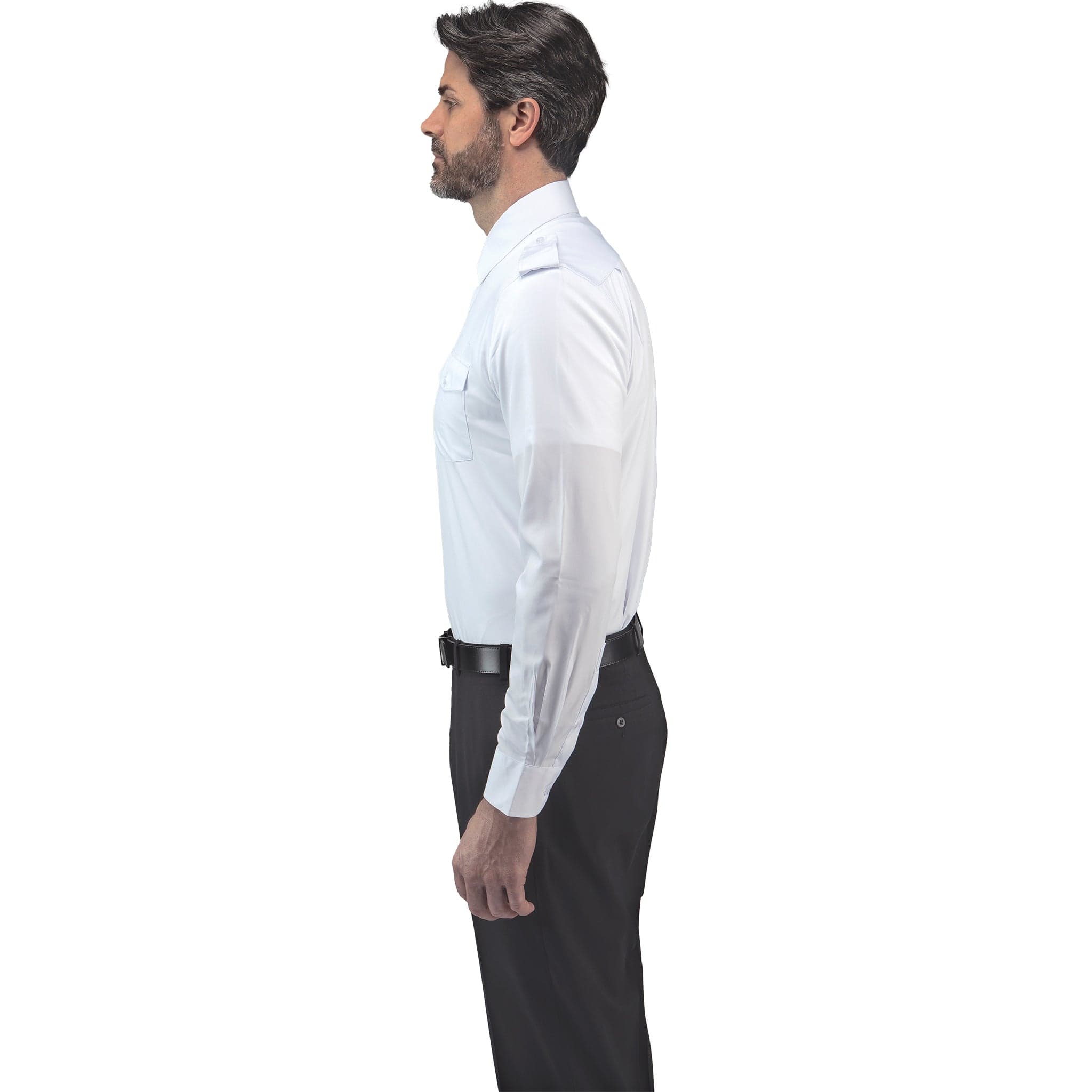 Lift Aviation Professional Pilot Lift Aviation Flextech Professional Pilot Long Sleeve Shirt (With Eyelets)
