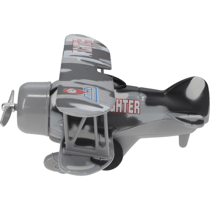 Fun Stuff Inc. Pull Back Planes 5" Combat Air Classic Pullback Toy (1 Piece. Assorted Styles)