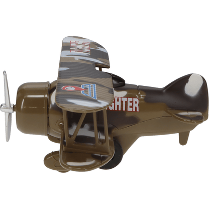 Fun Stuff Inc. Pull Back Planes 5" Combat Air Classic Pullback Toy (1 Piece. Assorted Styles)
