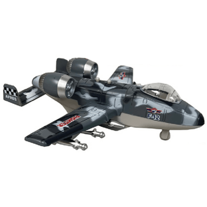Fun Stuff Inc. Pull Back Planes 6" Fighter Jet Pullback Toy w/Light and Sound (1 Pc. Assorted Styles)