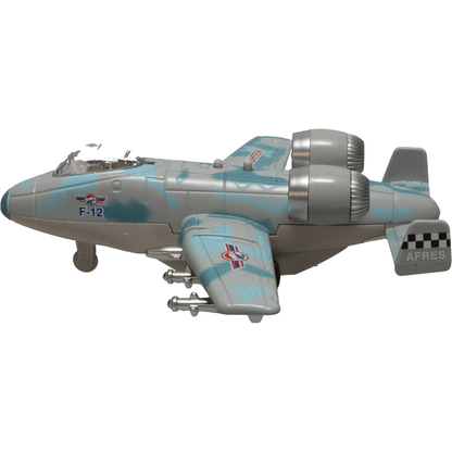 Fun Stuff Inc. Pull Back Planes 6" Fighter Jet Pullback Toy w/Light and Sound (1 Piece. Assorted Styles)
