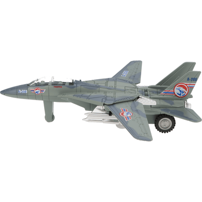 Fun Stuff Inc. Pull Back Planes 7.5" Fighter Jet w/Light and Sound (1 Piece. Assorted Styles)