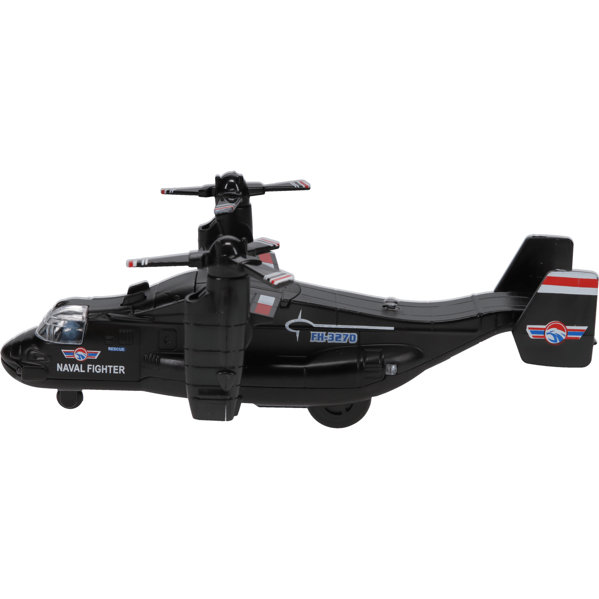 Fun Stuff Inc. Pull Back Planes 7" Transport Plane Pullback Toy w/Light and Sound (1 Piece. Assorted Styles)