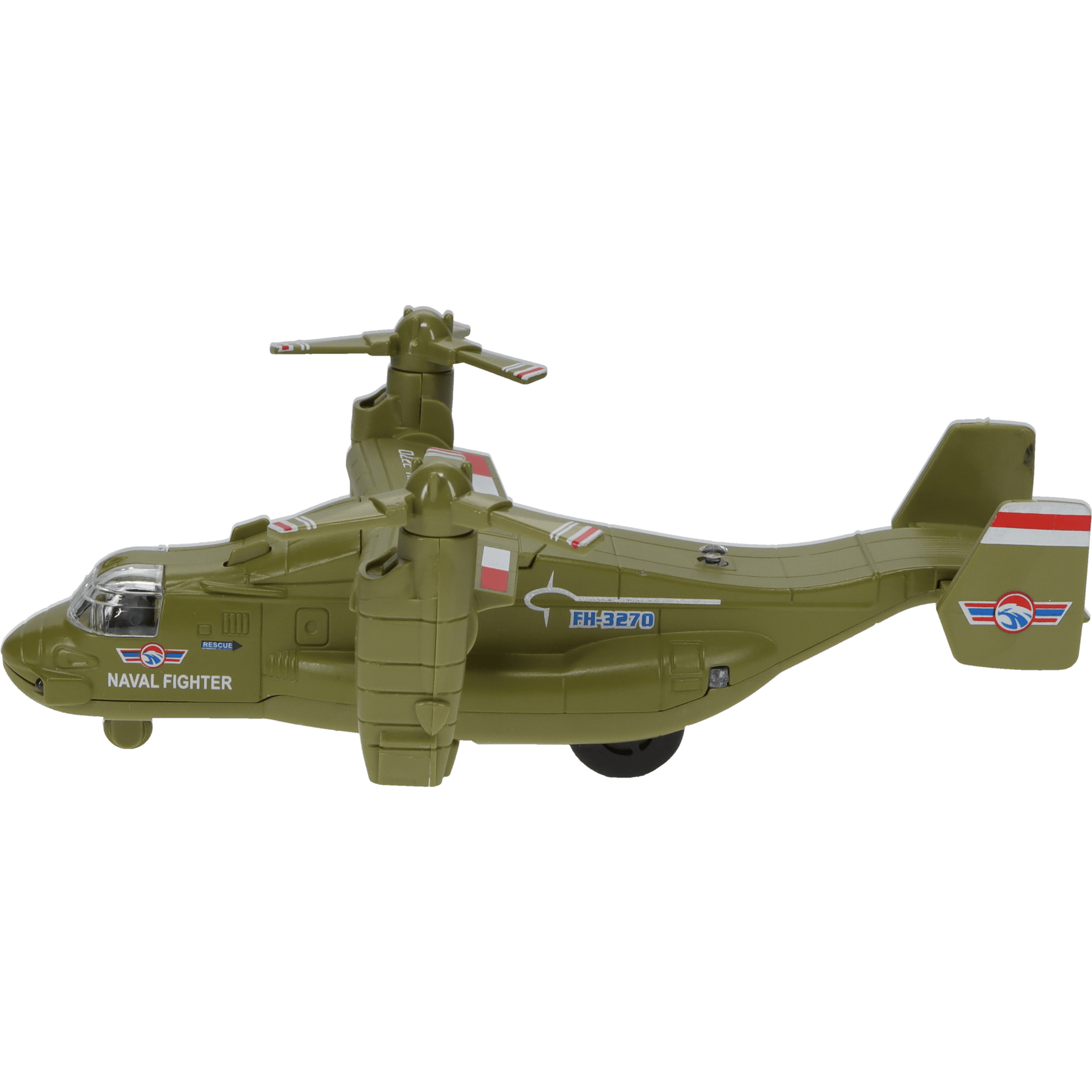 Fun Stuff Inc. Pull Back Planes 7" Transport Plane Pullback Toy w/Light and Sound (1 Piece. Assorted Styles)