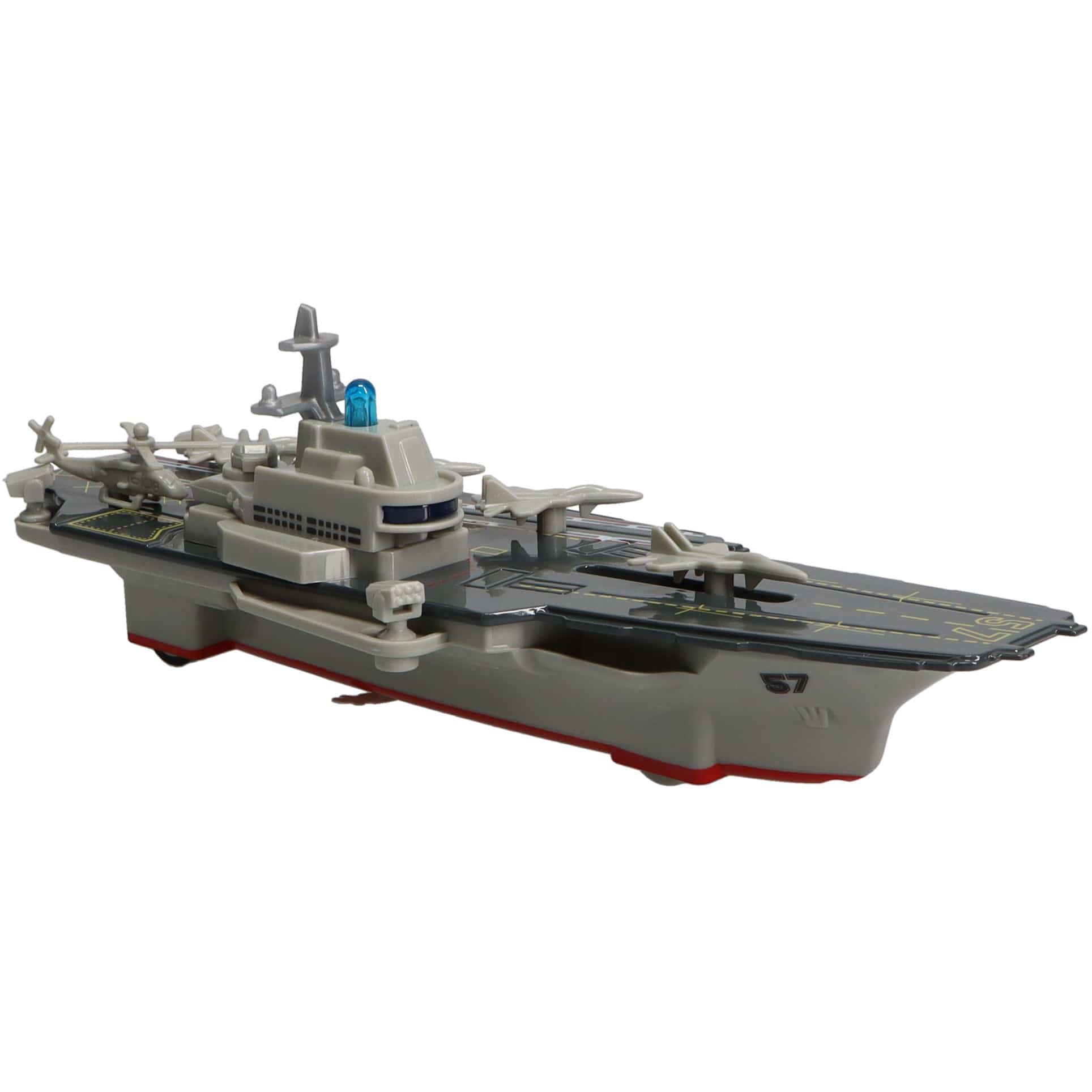 Fun Stuff Inc. Pull Back Planes 8.5" Aircraft Carrier Pullback Toy w/Light and Sound (1 Pc. Assorted Styles)