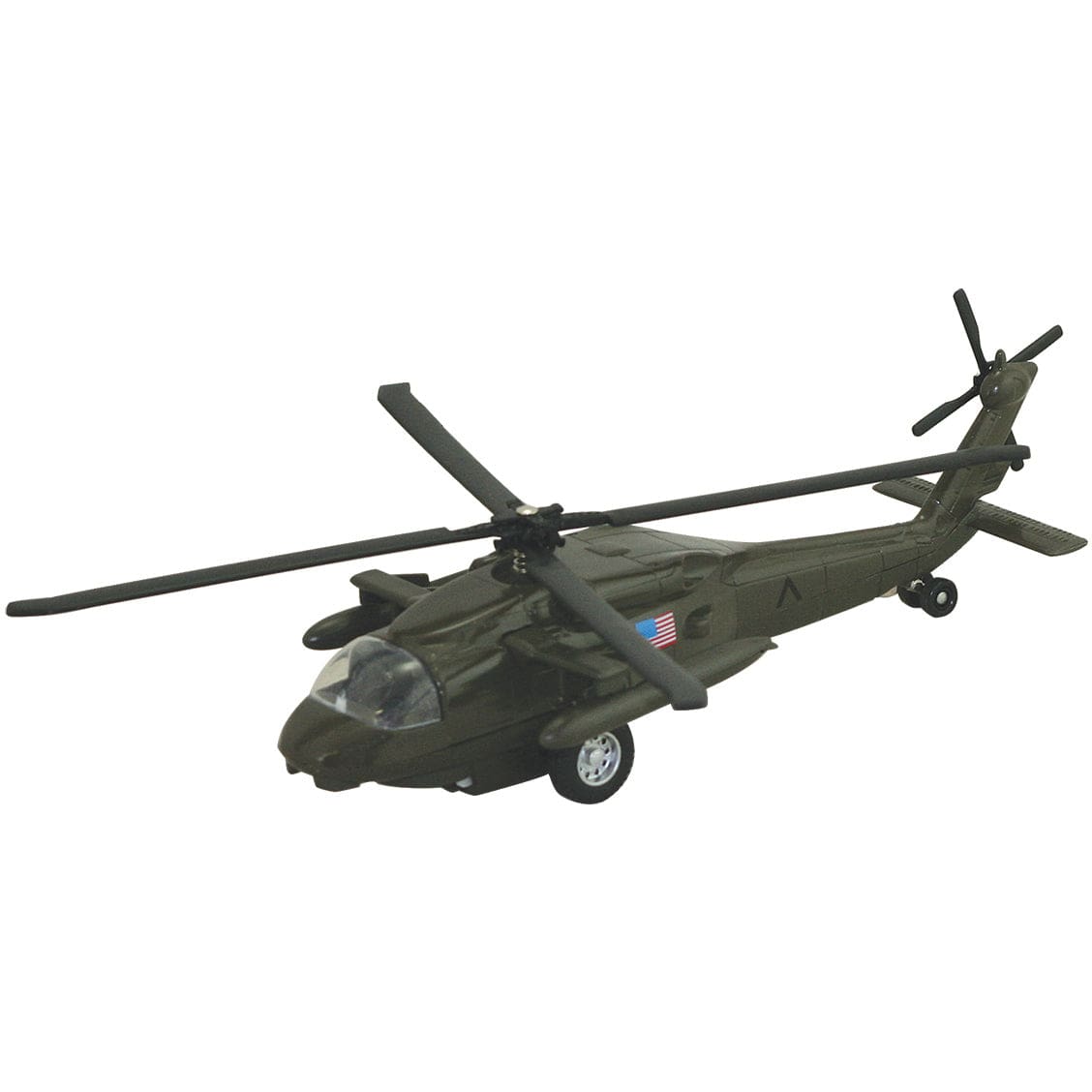 Wow Toyz Pull Back Planes Blackhawk Helicopter 10.5" Pullback Diecast (1 Pc. Assorted Styles)