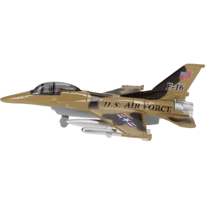 Toysmith Pull Back Planes Toysmith Rollin' Fliers Diecast Airplane (1 Piece. Assorted Styles)