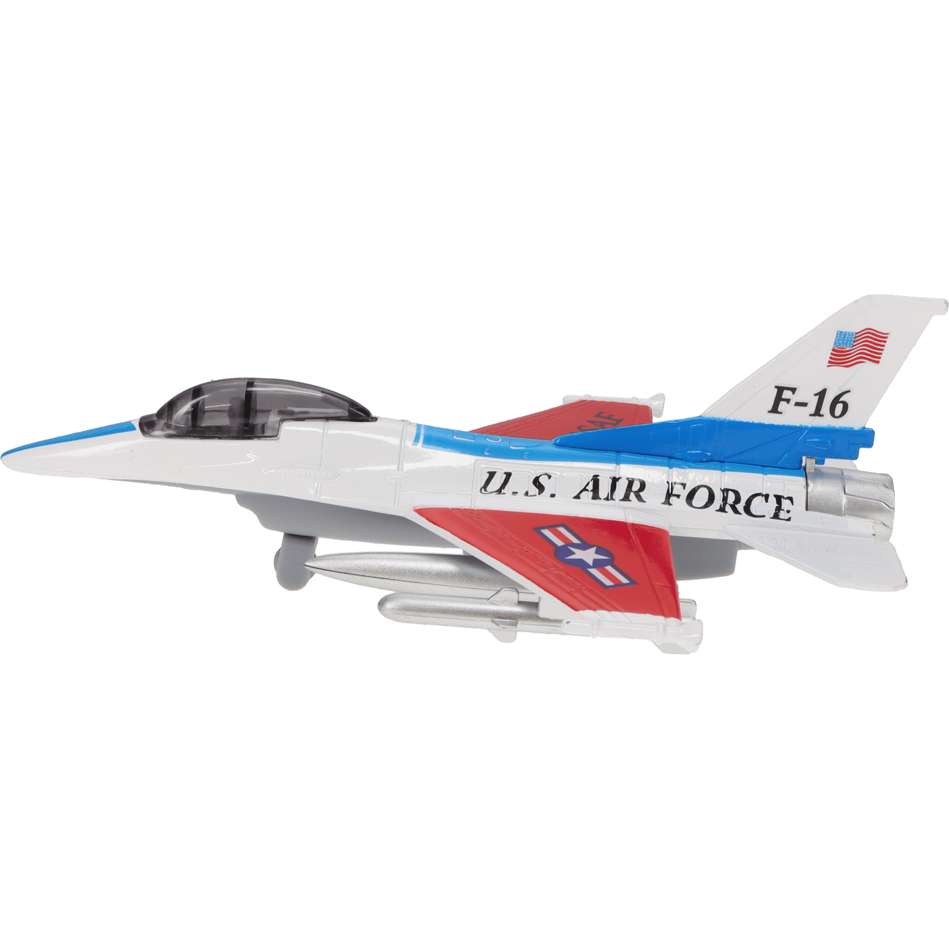 Toysmith Pull Back Planes Toysmith Rollin' Fliers Diecast Airplane (1 Piece. Assorted Styles)