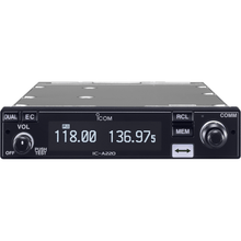 Icom Radios Icom A220T TSO'd Panel Mount VHF Air Band Transceiver with OLED Display (8.33/25 kHz)