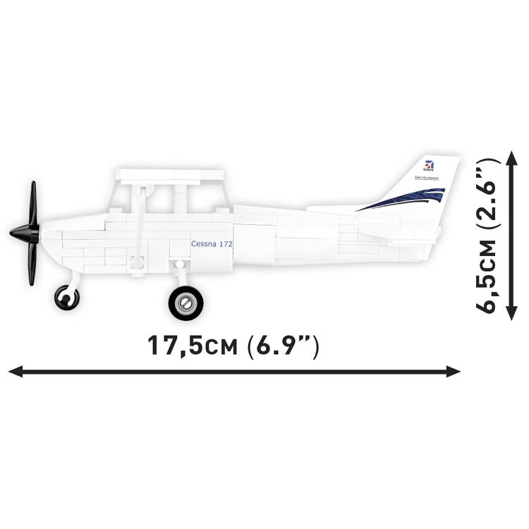 Cessna 172 Skyhawk 160pc Set Cobi Blocks White