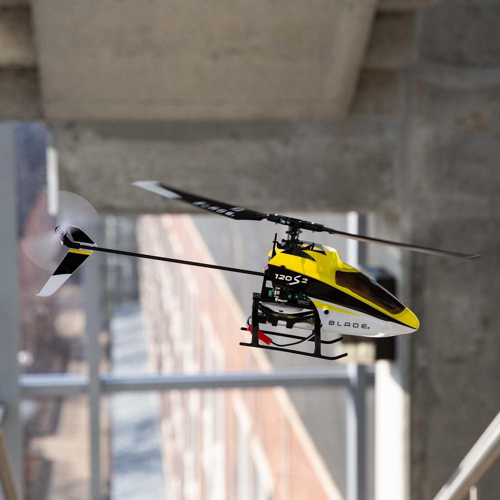 E-Flite Remote Control Planes Blade 120 S2 RTF Helicopter with SAFE® – Beginner-Friendly Coaxial Flight