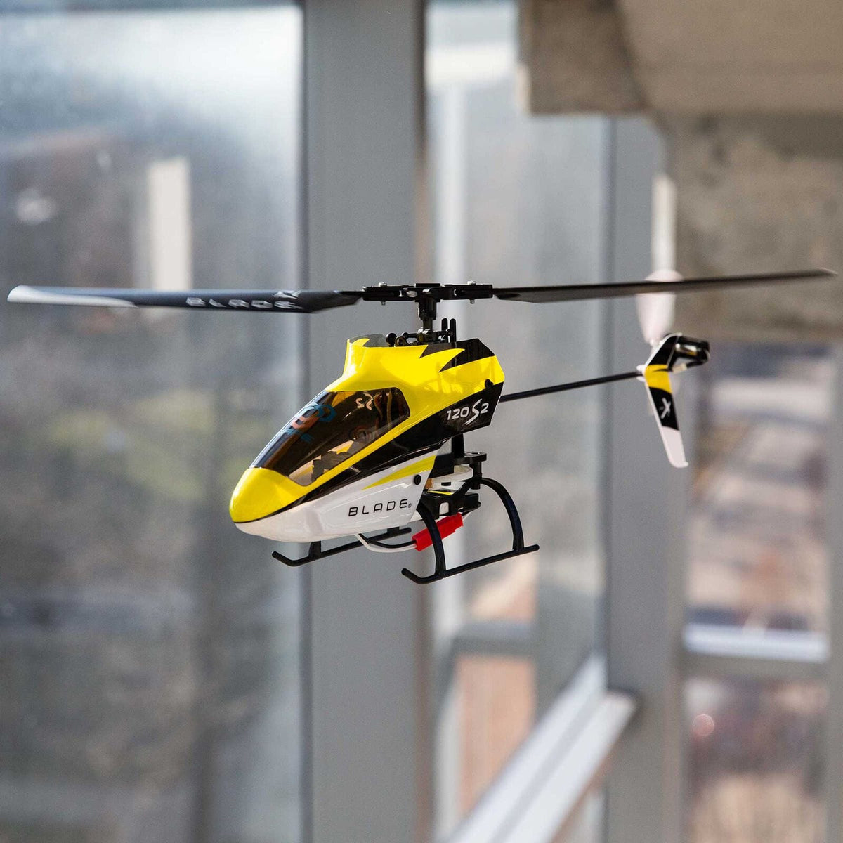 E-Flite Remote Control Planes Blade 120 S2 RTF Helicopter with SAFE® – Beginner-Friendly Coaxial Flight