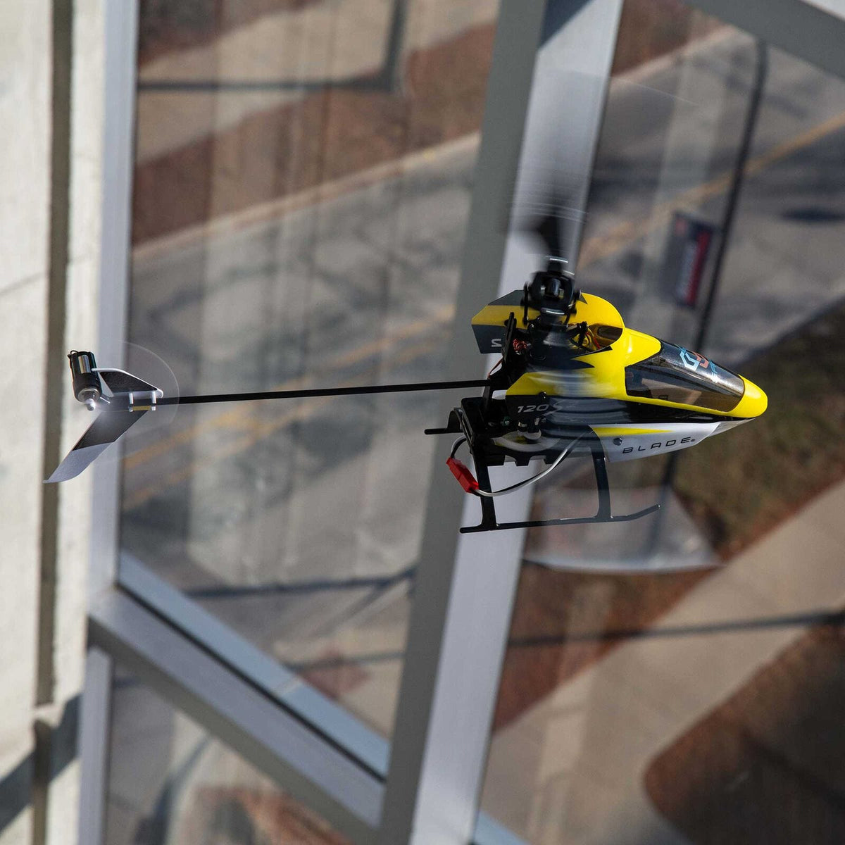 E-Flite Remote Control Planes Blade 120 S2 RTF Helicopter with SAFE® – Beginner-Friendly Coaxial Flight