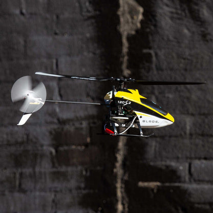 E-Flite Remote Control Planes Blade 120 S2 RTF Helicopter with SAFE® – Beginner-Friendly Coaxial Flight