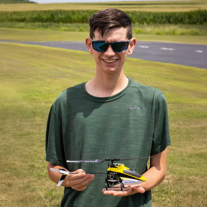 E-Flite Remote Control Planes Blade 120 S2 RTF Helicopter with SAFE® – Beginner-Friendly Coaxial Flight