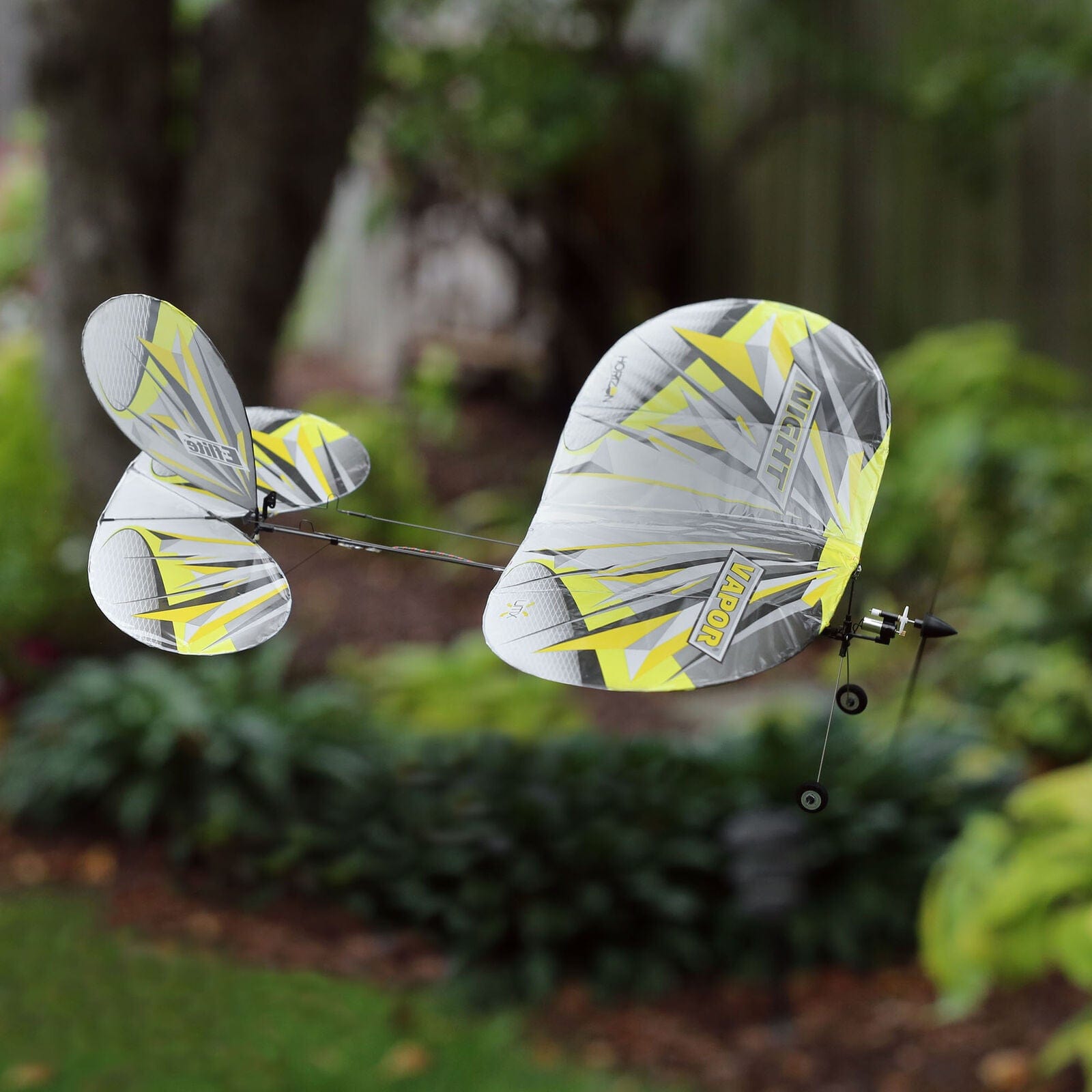 HobbyZone Remote Control Planes E-flite UMX Night Vapor RTF with AS3X® & SAFE® Select – Glow-in-the-Dark Mini Floater