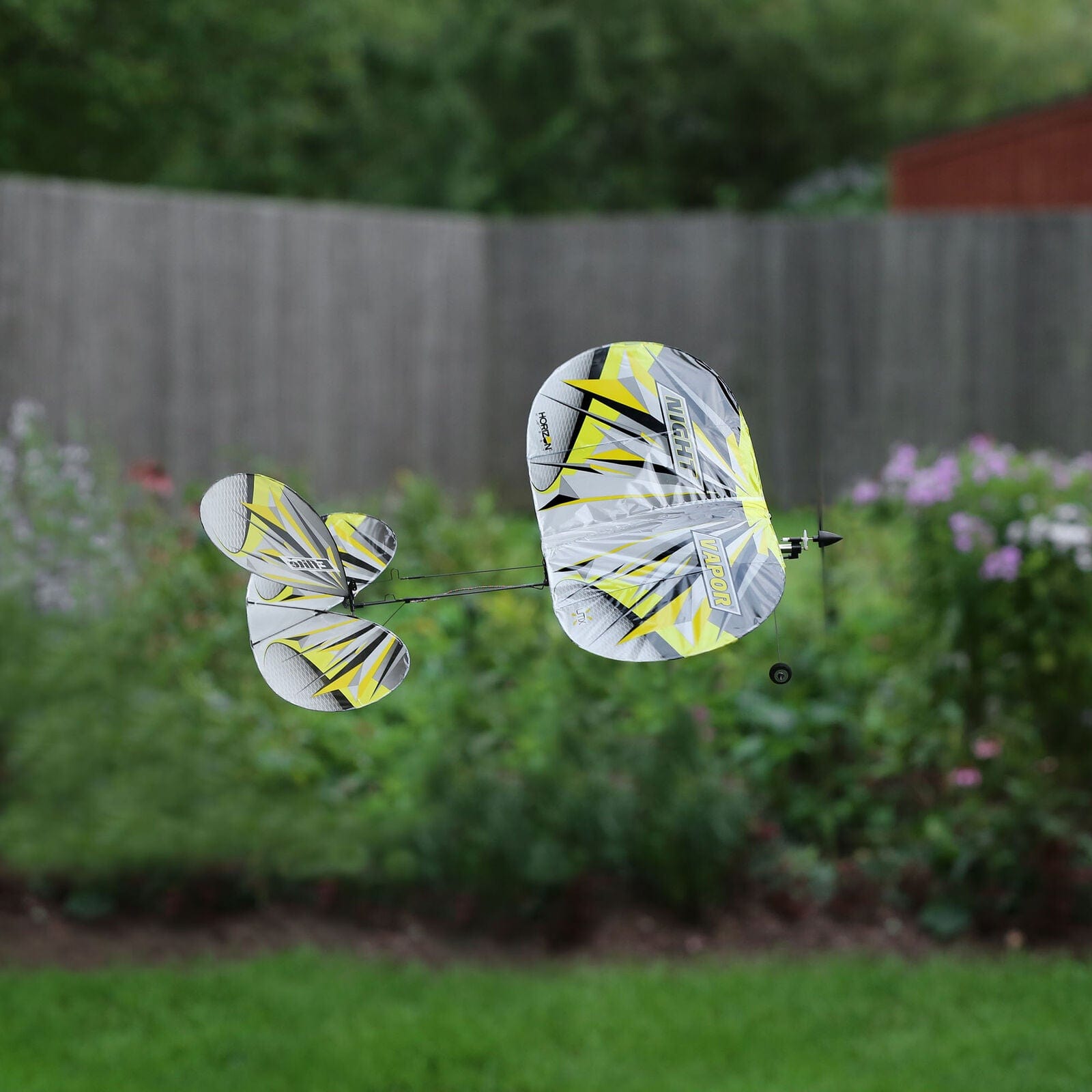 HobbyZone Remote Control Planes E-flite UMX Night Vapor RTF with AS3X® & SAFE® Select – Glow-in-the-Dark Mini Floater