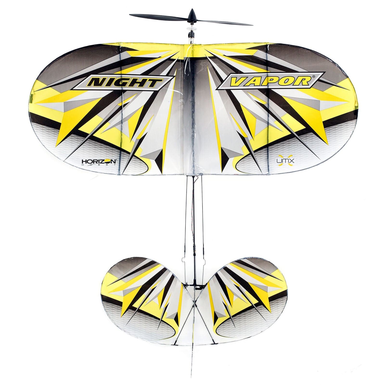 HobbyZone Remote Control Planes E-flite UMX Night Vapor RTF with AS3X® & SAFE® Select – Glow-in-the-Dark Mini Floater