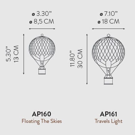 Authentic Models Sculptures & Statues Authentic Models Double Blue Travels Light AP161DB
