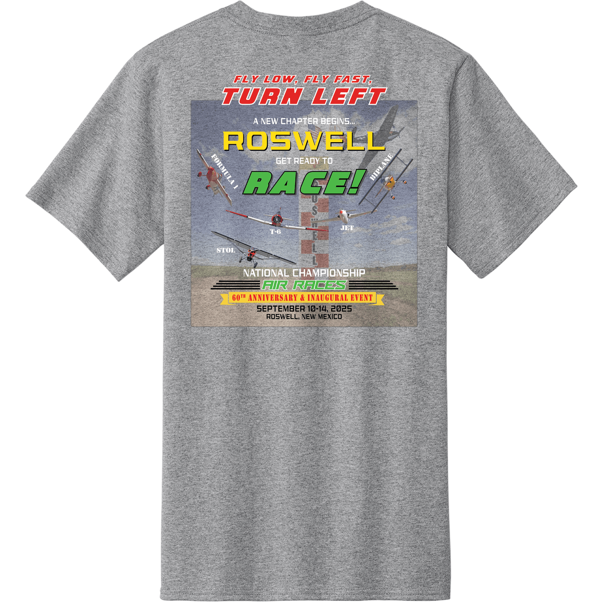 Roswell Air Races Shirts 2025 Inaugural Event Roswell Air Races T-Shirt