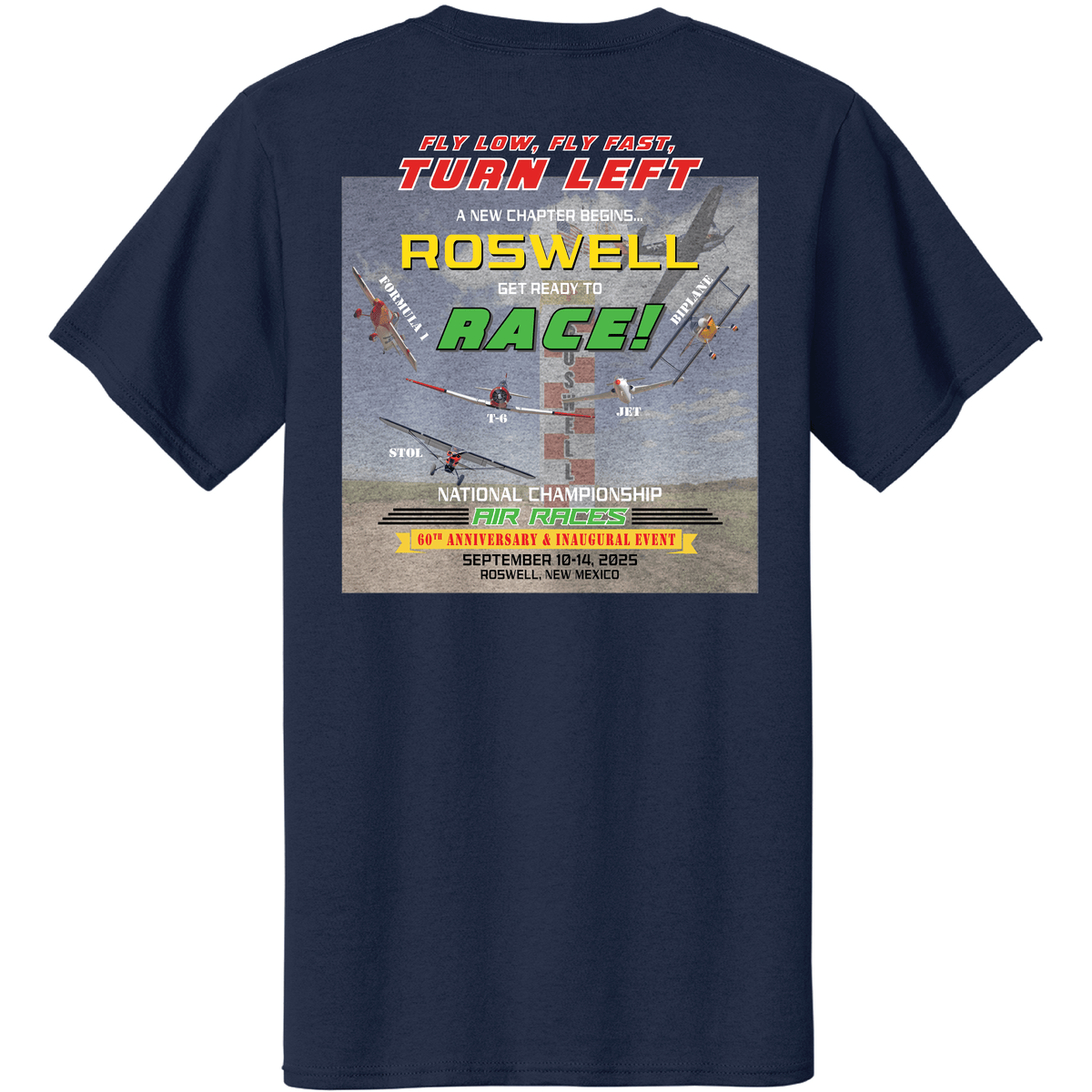 Roswell Air Races Shirts 2025 Inaugural Event Roswell Air Races T-Shirt