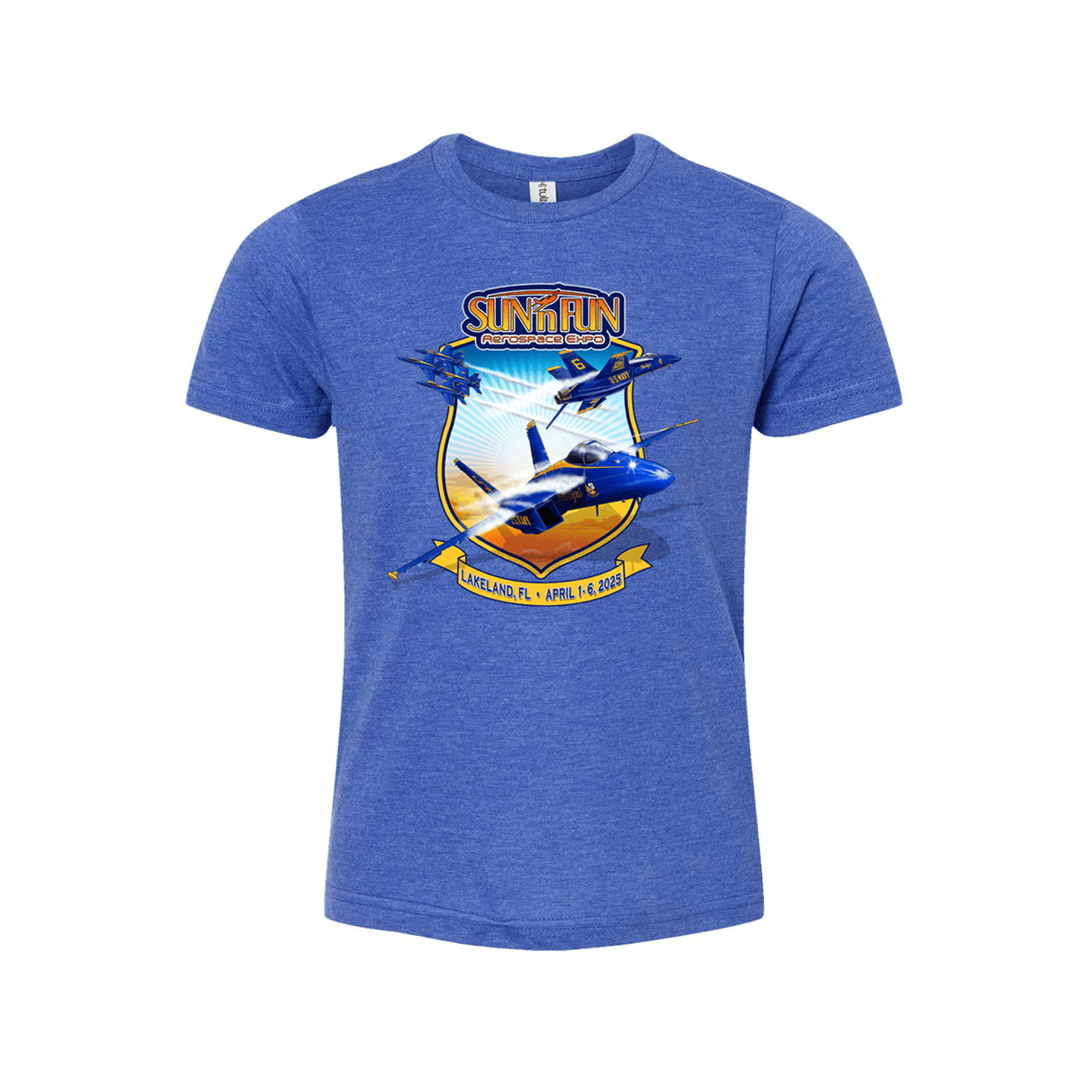SUN 'n FUN Shirts Blue Angels SUN 'n FUN 2025 Kids T-Shirt