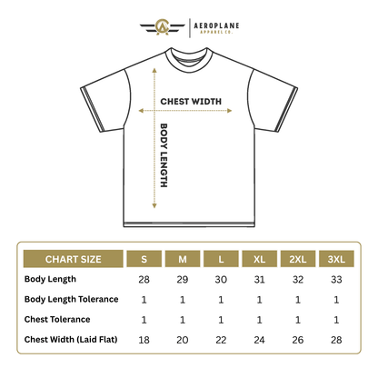 Aeroplane Apparel Company Shirts Cessna Sketch Glow-in-the-Dark Aviation Long Sleeve T-Shirt by Aeroplane Apparel Co.
