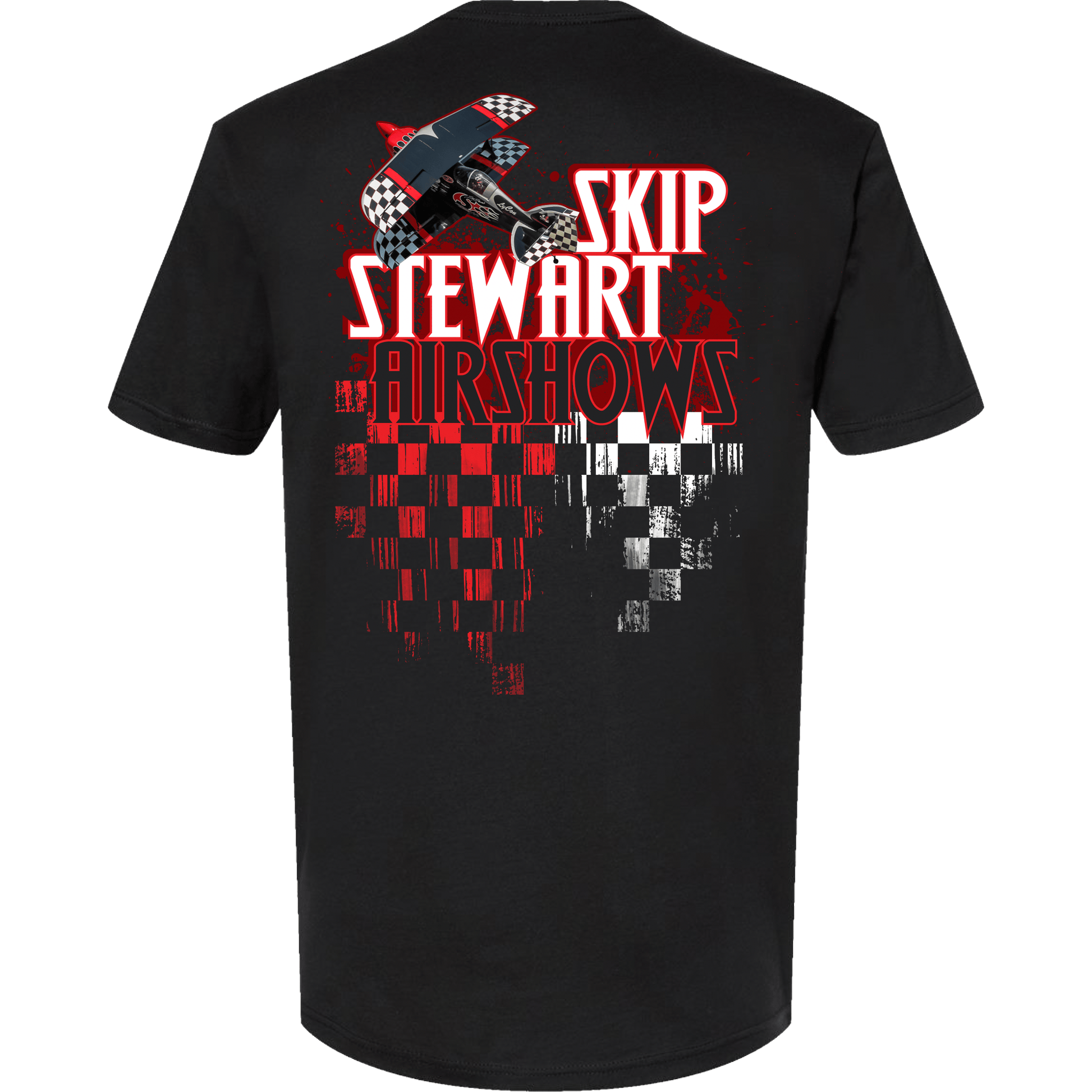 Skip Stewart Shirts Checkerboard Skip Stewart Airshows T-Shirt