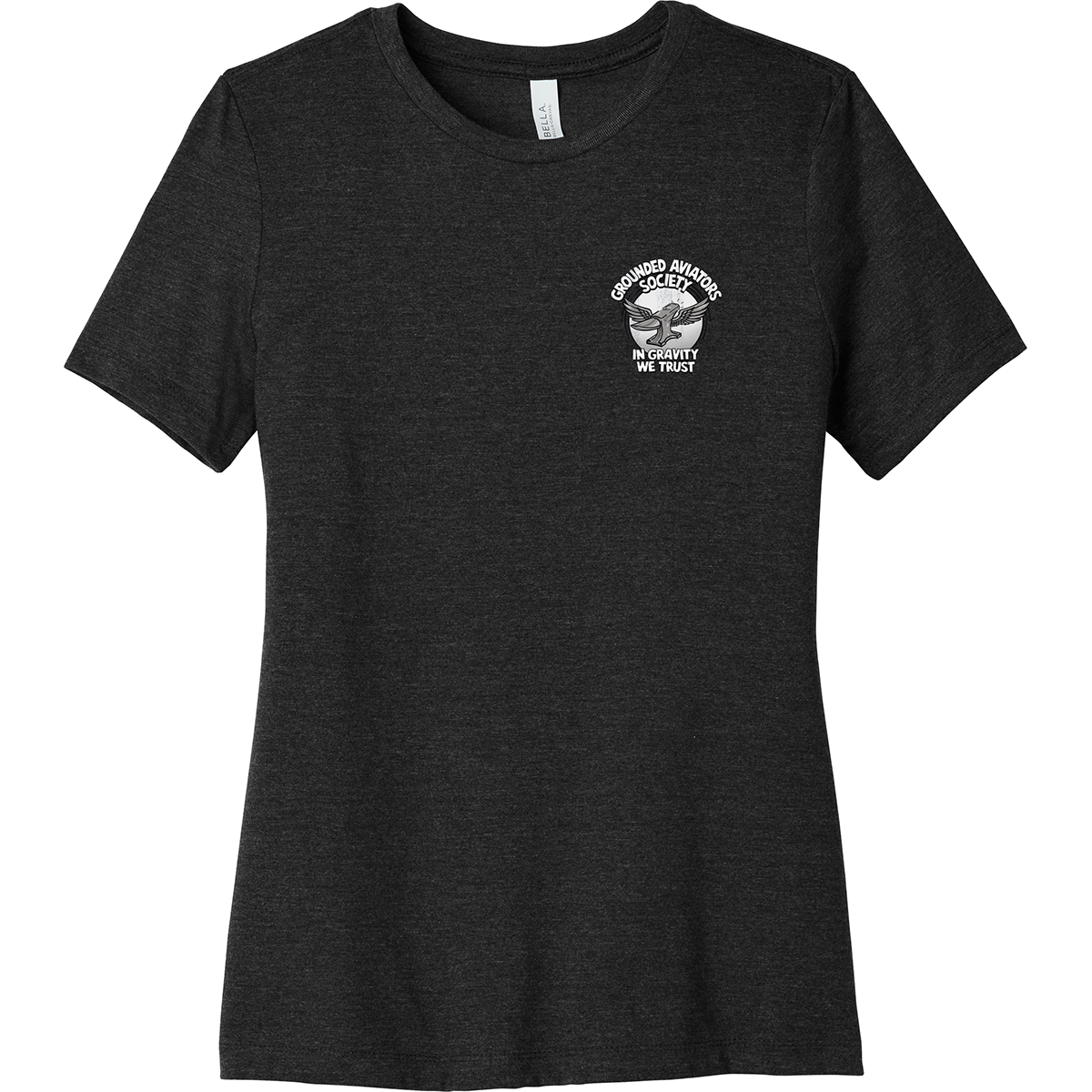 Aeroplane Apparel Company Shirts Grounded Aviators Society - Caution Flight Risk Women's T-Shirt by Aeroplane Apparel Co.